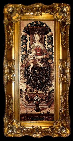 framed  CRIVELLI, Carlo The Madonna of the Taper dfg, ta009-2